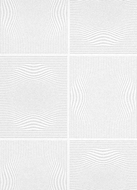 media image for Wavy Stripes 4 Paintable Wallpaper in White design by BD Wall 274