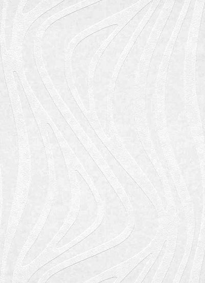 product image of Wavy Stripes Paintable Wallpaper in White design by BD Wall 581