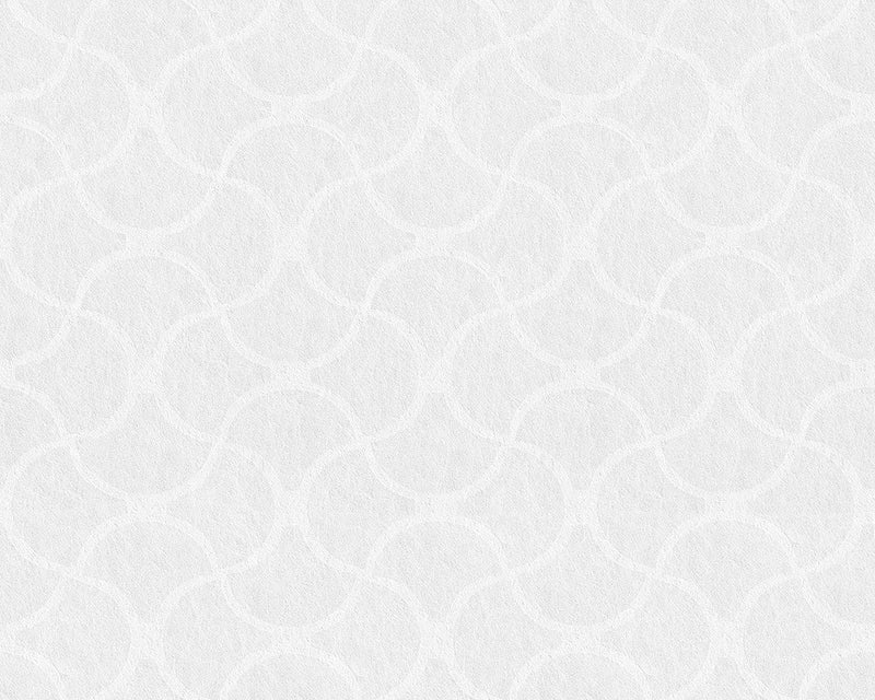 media image for Wavy Trellis Wallpaper in White design by BD Wall 244
