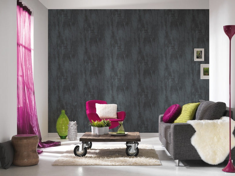 media image for Weathered Wallpaper in Black design by BD Wall 29