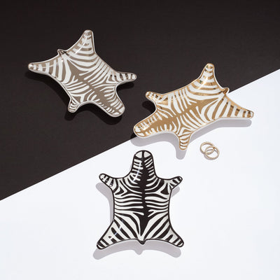 product image for Carnaby Silver Zebra Stacking Dish design by Jonathan Adler 81