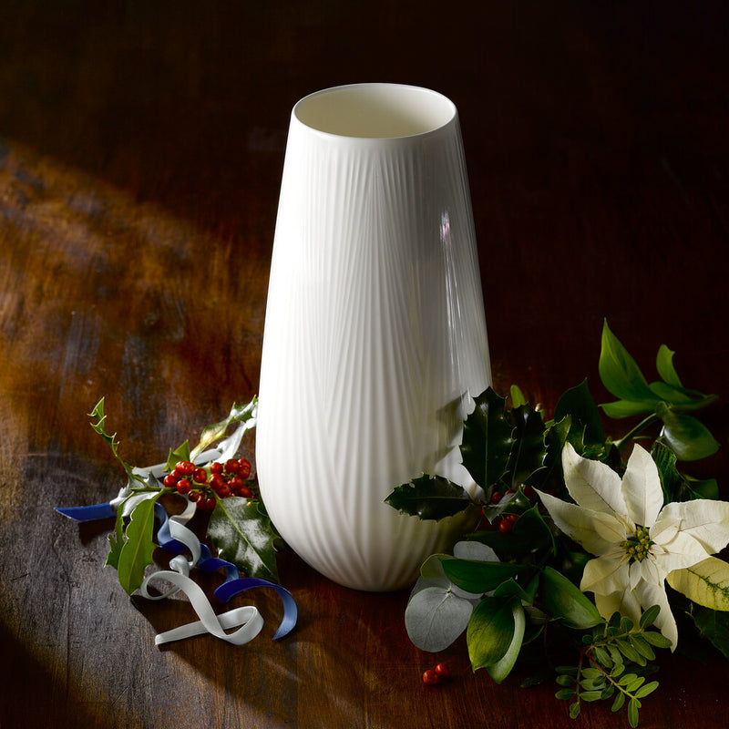 media image for White Folia Tall Vase 226