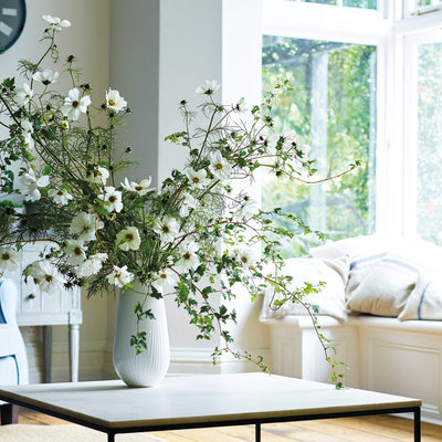 product image for White Folia Tall Vase 14
