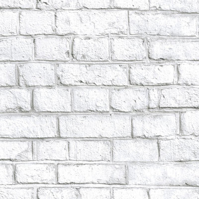 product image of Whitewash Brick Peel & Stick Wallpaper by RoomMates for York Wallcoverings 559