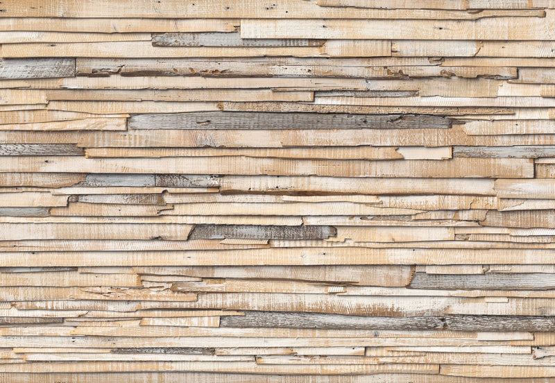 media image for Whitewashed Wood Wall Mural design by Komar for Brewster Home Fashions 210