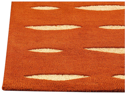 product image for Wink Collection Hand Tufted Wool Area Rug in Orange design by Mat the Basics 98