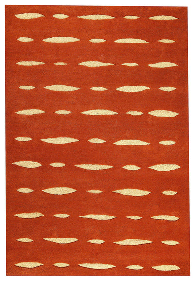 product image of Wink Collection Hand Tufted Wool Area Rug in Orange design by Mat the Basics 549