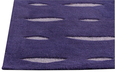 product image for Wink Collection Hand Tufted Wool Area Rug in Purple design by Mat the Basics 12