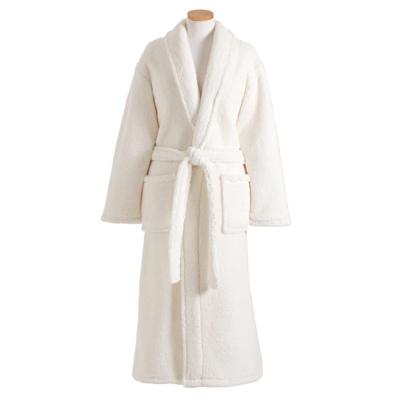 media image for Wonderland Fleece Ivory Robe 1 256
