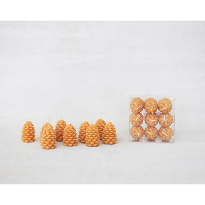 product image for Pinecone Shaped Tealights - Set of 9 64