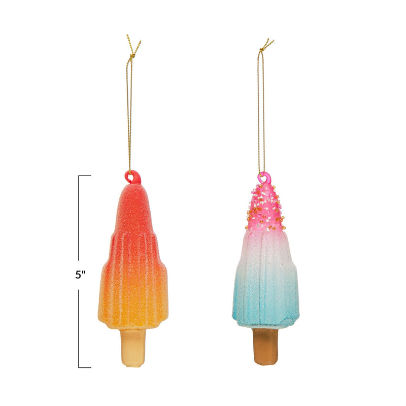 media image for Hand-Painted Popsicle Ornament 253