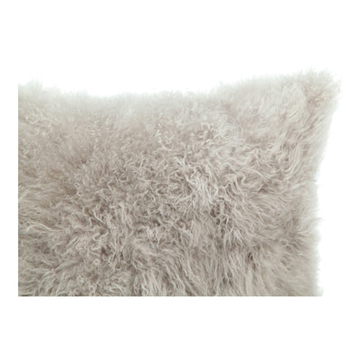 product image for Cashmere Fur Pillow Light Grey 4 96