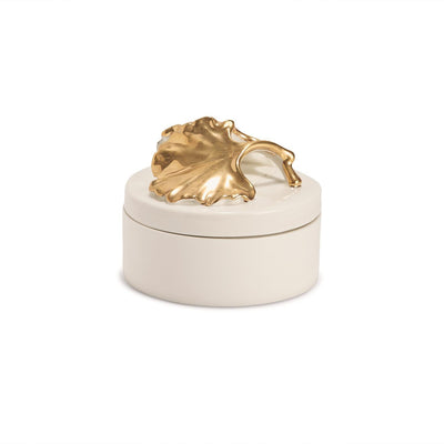 product image for Golden Ginkgo Leaf Covered Box 1