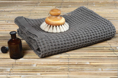 product image for big waffle medium towel in multiple colors design by the organic company 17 58