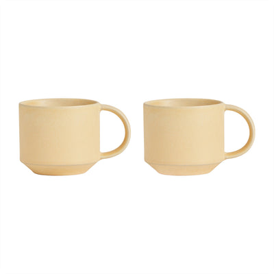 product image for yuka mugs set of 2 in butter 1 75