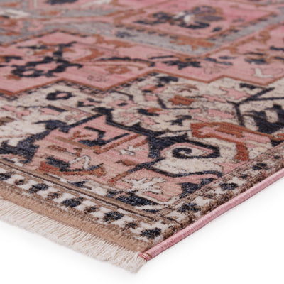 product image for Bellona Medallion Rug in Pink & Gray 99