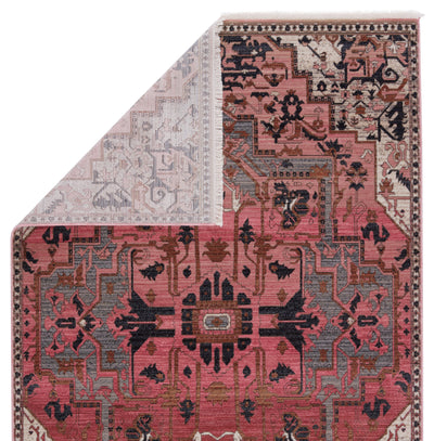 product image for Bellona Medallion Rug in Pink & Gray 98