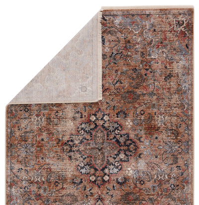 product image for Amena Medallion Rug in Gold & Gray 61