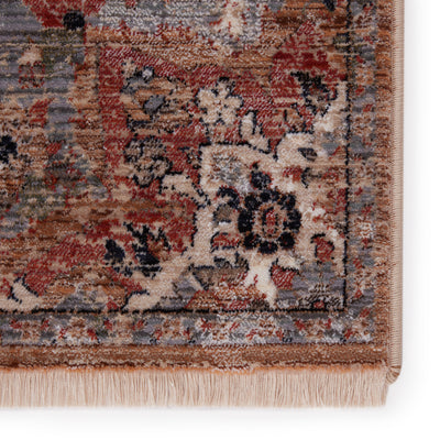 product image for Amena Medallion Rug in Gold & Gray 78