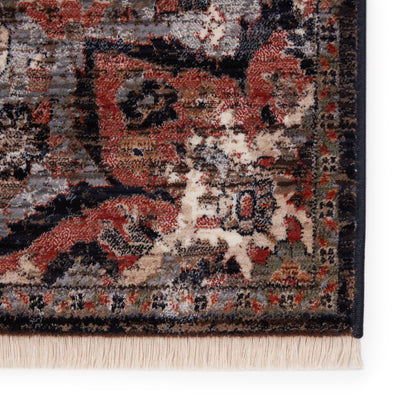 product image for Amena Medallion Rug in Black & Dark Taupe 93