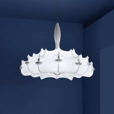 product image for Zeppelin Plastic and Steel White Pendant Lighting 53