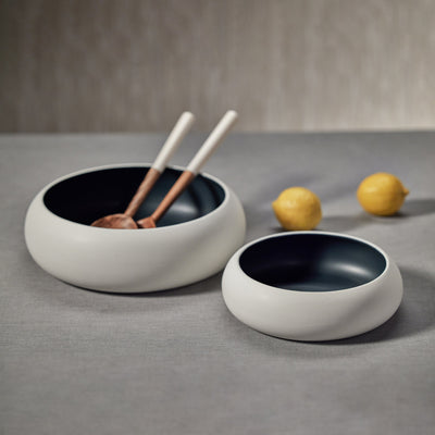 product image for arlo glazed navy blue serving bowl by zodax ch 6326 2 26