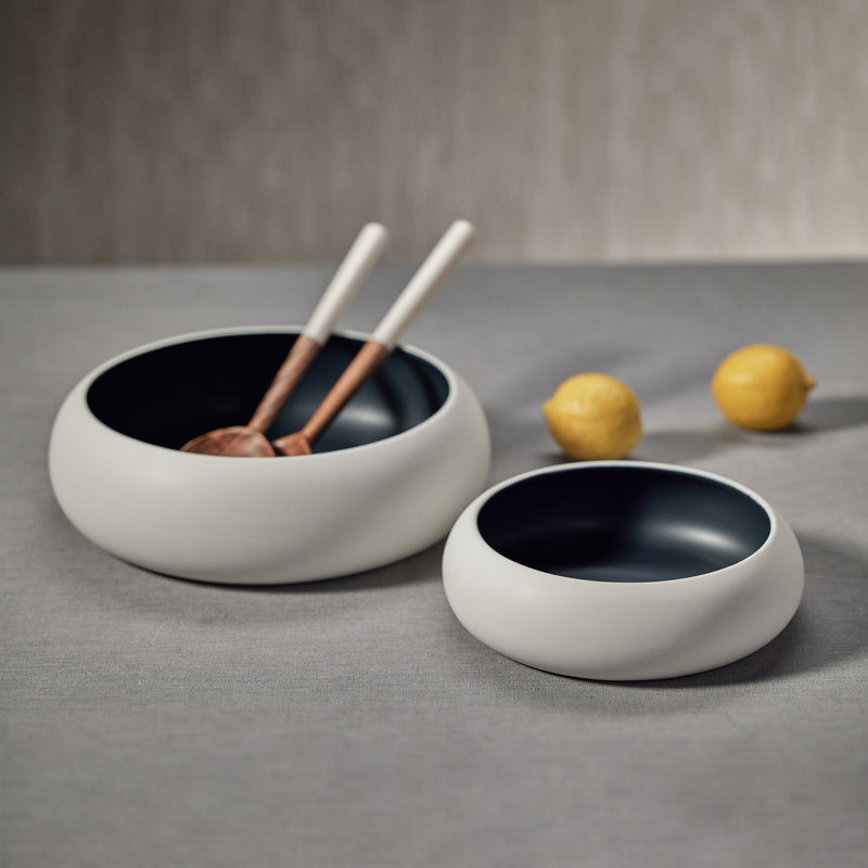media image for arlo glazed navy blue serving bowl by zodax ch 6326 2 299