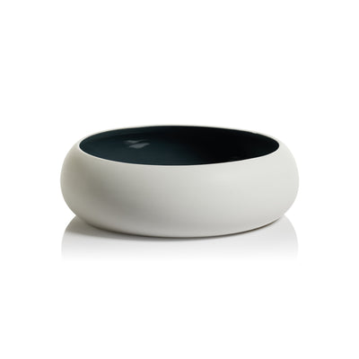 product image of arlo glazed navy blue serving bowl by zodax ch 6326 1 548
