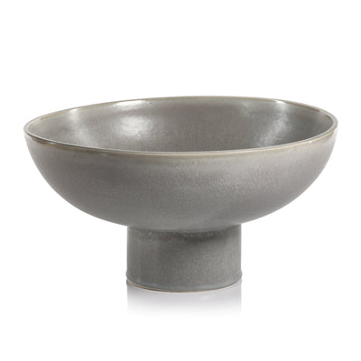 product image of kumasi glazed stoneware footed bowl by zodax ch 6353 1 549