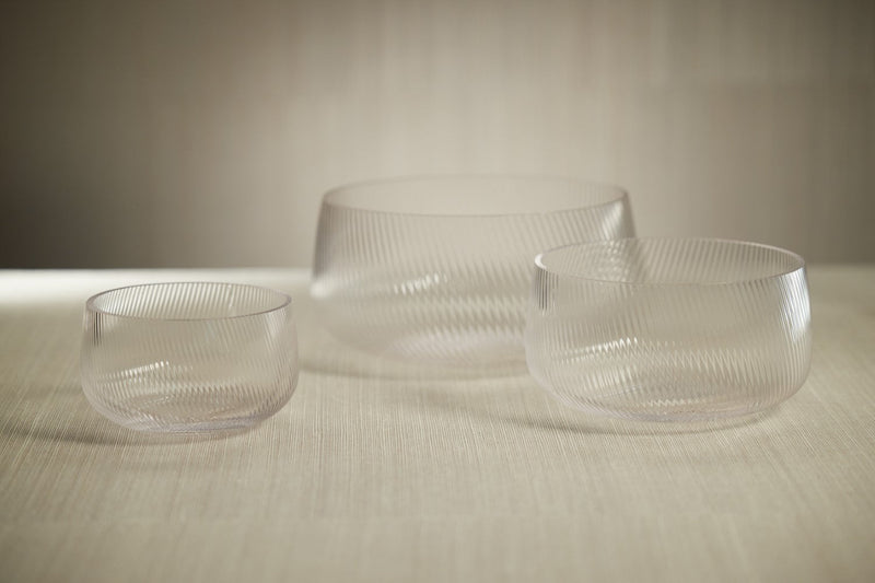 media image for Chadwell Rippled Glass Bowls - Set of 2 260