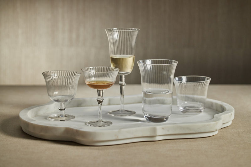 media image for Kenley Clear Optic Cocktail / Desert Glasses - Set of 4 292