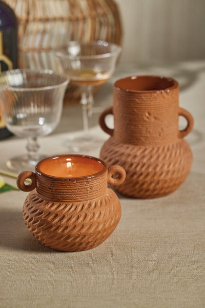 product image for Aprillia Terracotta Vases - Set of 2 96