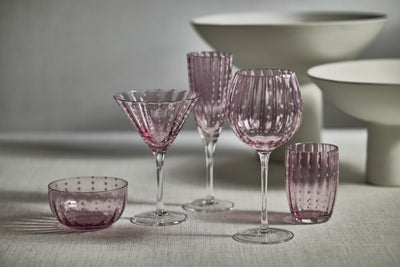 product image for Pescara White Dot Martini Glasses - Set of 4 5