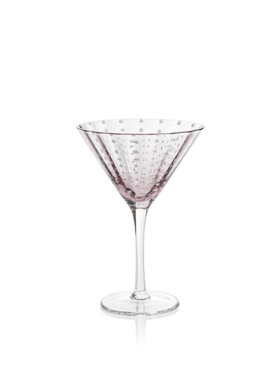 product image for Pescara White Dot Martini Glasses - Set of 4 8
