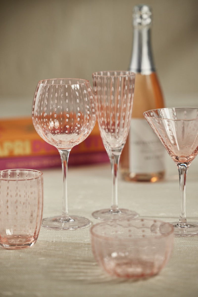 media image for Pescara White Dot Wine Glasses - Set of 4 257