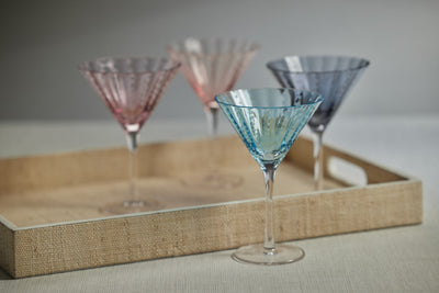 product image for Pescara White Dot Martini Glasses - Set of 4 2