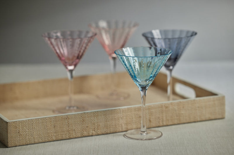 media image for Pescara White Dot Martini Glasses - Set of 4 244