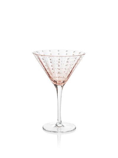 product image for Pescara White Dot Martini Glasses - Set of 4 64