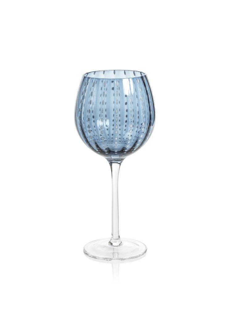 media image for Pescara White Dot Wine Glasses - Set of 4 219