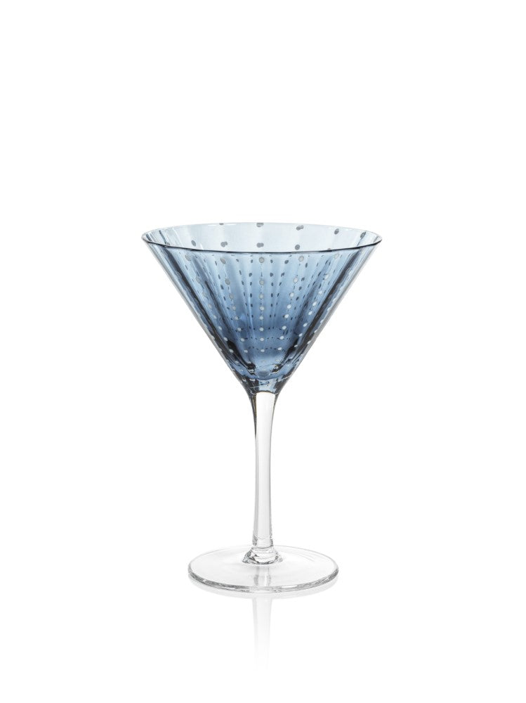 media image for Pescara White Dot Martini Glasses - Set of 4 217