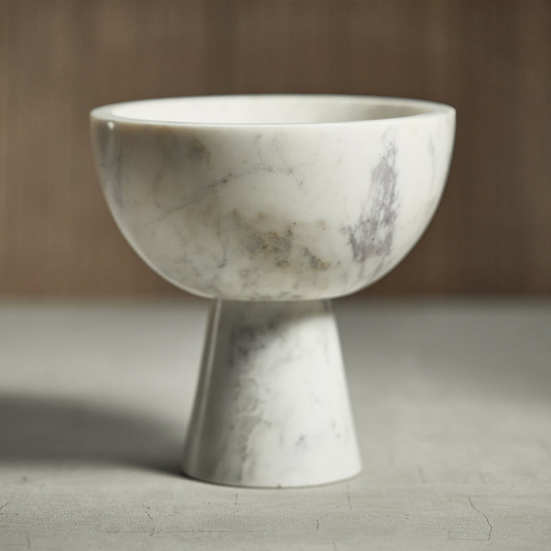media image for ada white footed marble bowl by zodax in 7343 2 249