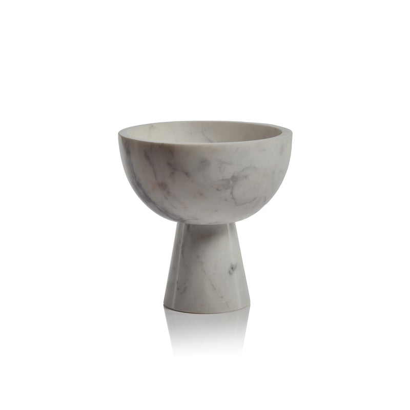 media image for ada white footed marble bowl by zodax in 7343 1 288