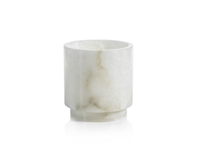 media image for Trapani Polished Alabaster Stone Ice Bucket 29