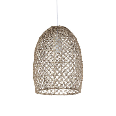 product image for anisa tall natural abaca pendant lamp by zodax nc 676 1 83
