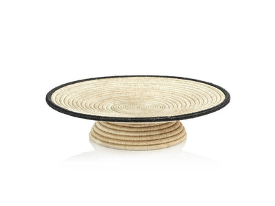 product image for Matera 18. Diameter Coiled Abaca Footed Tray 4