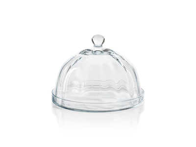 product image for Aldgate Optic Pastry Glass Plate with Cloche 18