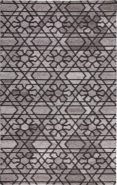 product image of Palatez Hand Tufted Gray and Black Rug by BD Fine Flatshot Image 1 539