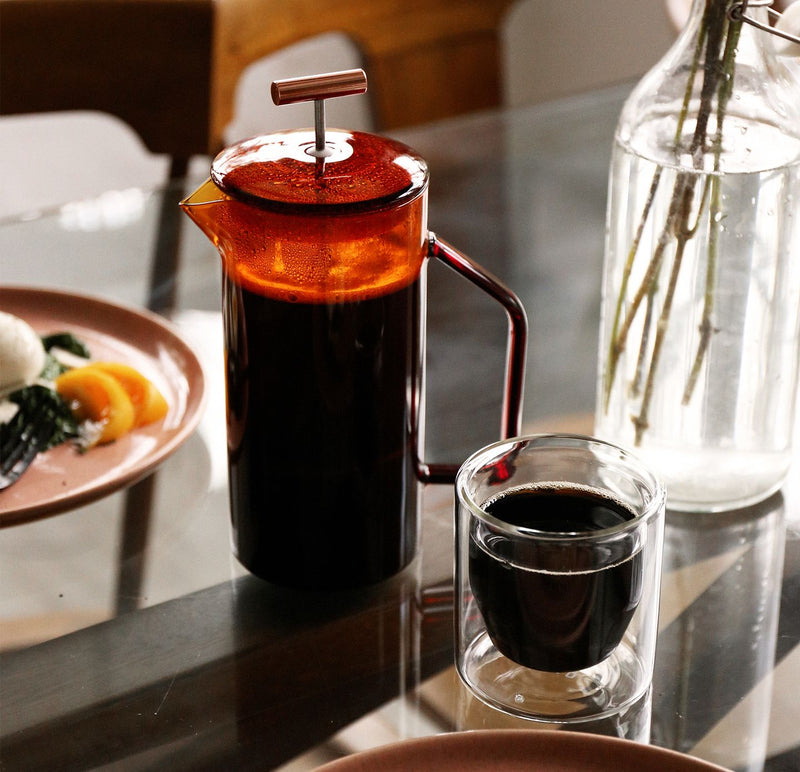 media image for glass french press in various colors 9 273