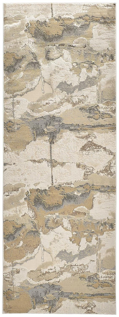 product image for Tripoli Gold and Tan Rug by BD Fine Flatshot Image 1 38