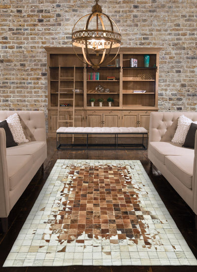 product image for Zenna Gray and Brown Rug by BD Fine Roomscene Image 1 2